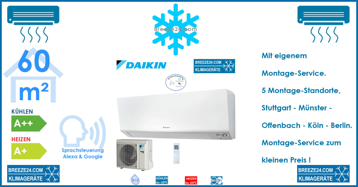 DAIKIN Klimaanlagen Set FTXM60R R32