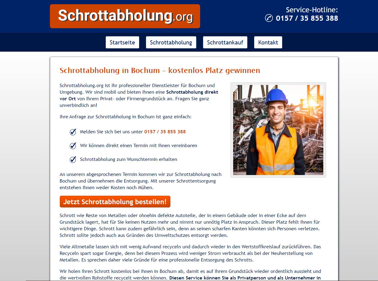 Schrottabholung in bochum